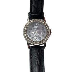 Ravinia Womens Watch 27mm Purple Marble Like Face - Fresh Battery - Adjustable